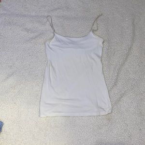This is just a plain white tank top from rue21 in a size medium